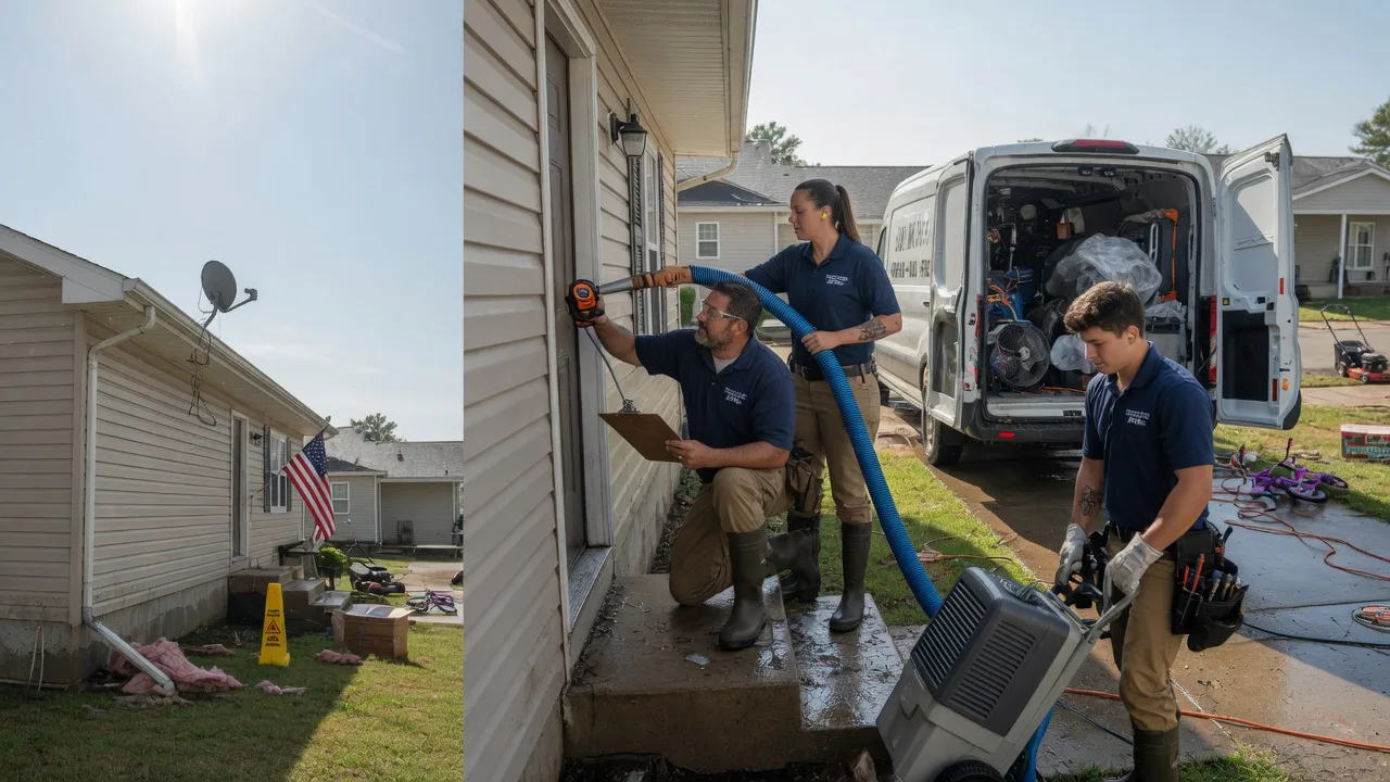 Ceiling Water Damage Restoration in Pound, VA near me